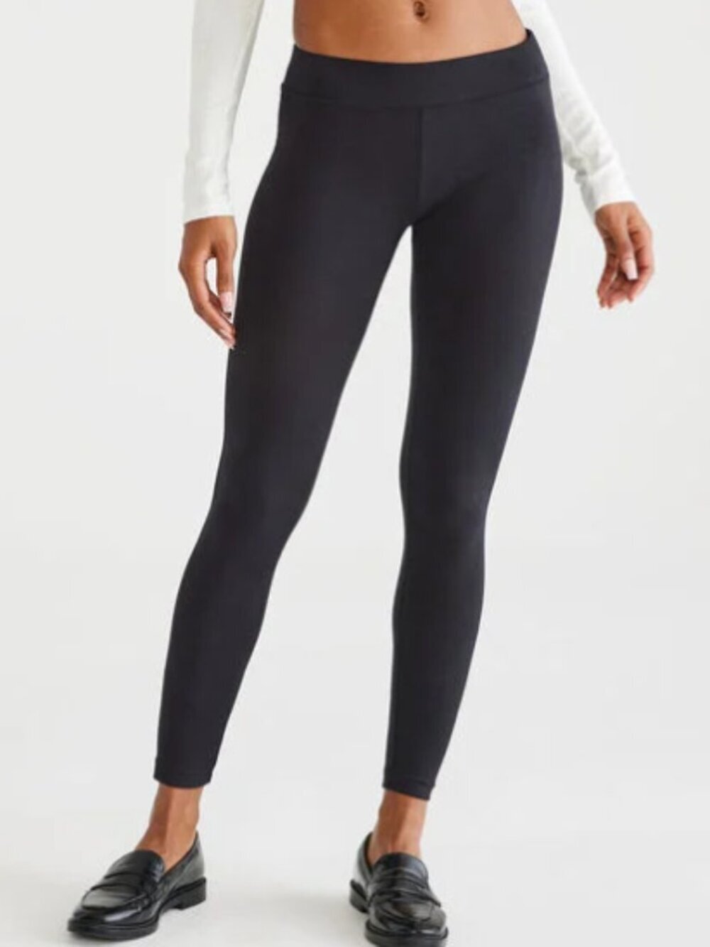 Aeropostale Mid-Rise Perfect Black X-Large Legging Pant